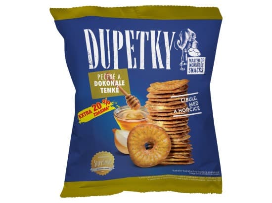 Dupetky Cibule, med a hořčiče 84g