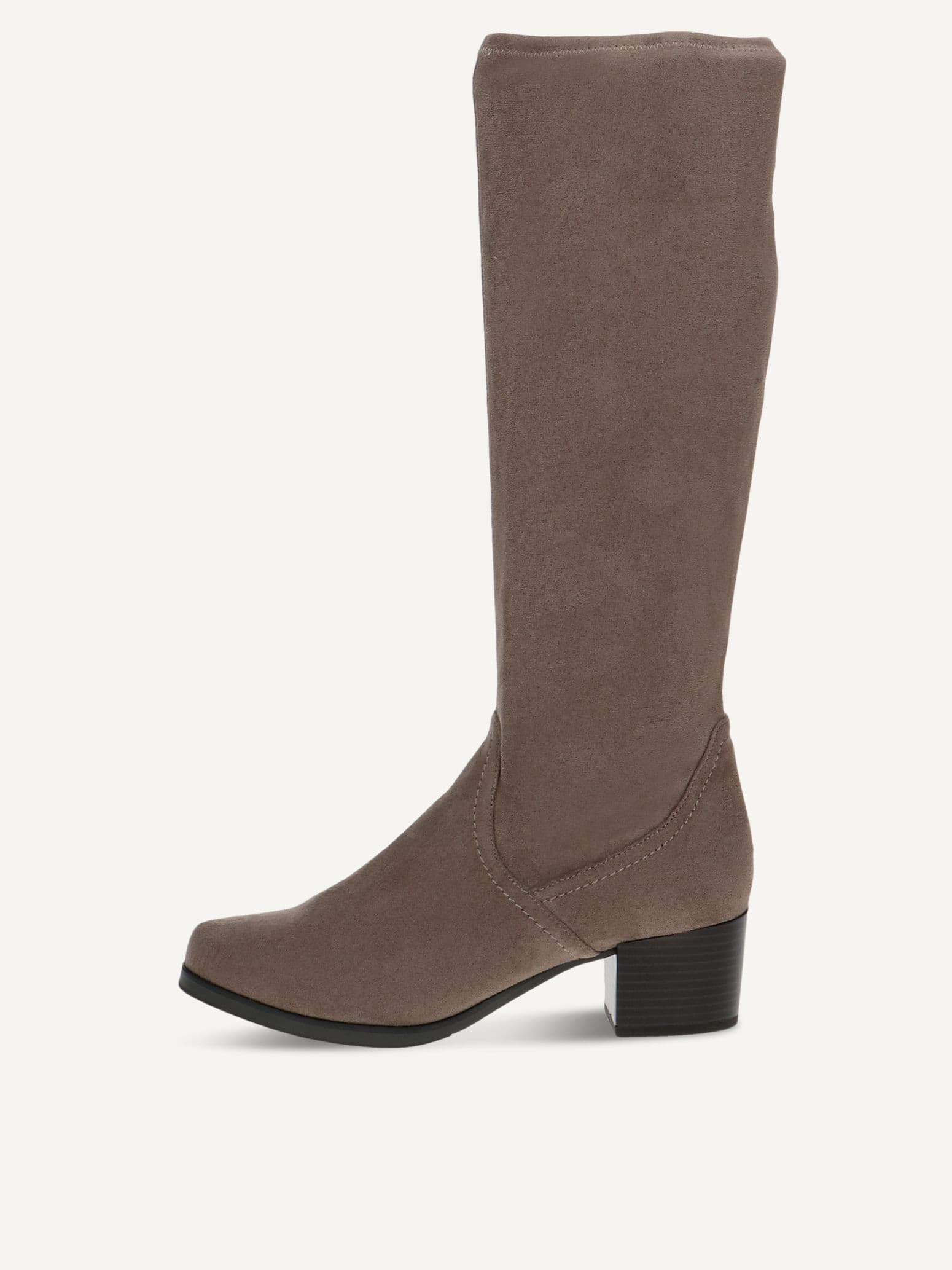 CAPRICE Boots, brown, made of Textiles with Block heel, Size 37.5