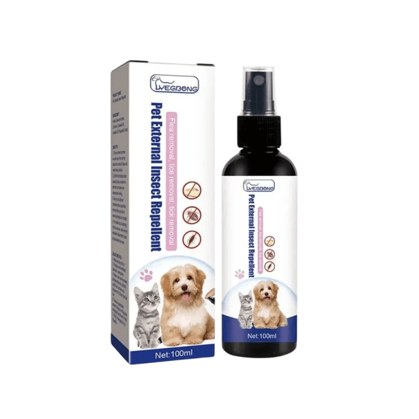 100ml kapky proti blechám a klíšťatům pro psy a kočky Insekticid pro domácí mazlíčky Bezpečné pro zvířata i domácnost Odpuzovač hmyzu