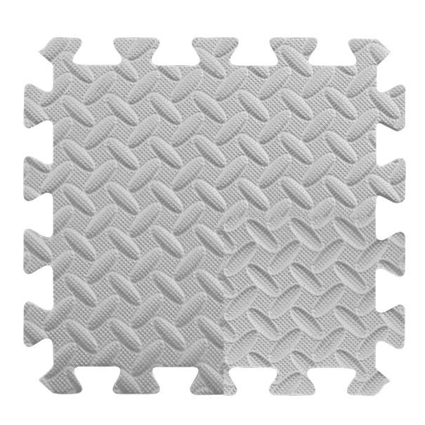 8 ks EVA pěnová podložka 30 x 30 x 0,6 cm Protiskluzová puzzle podlaha Voděodolná pěna pro cvičení dětský pokoj domácí fitness šedá