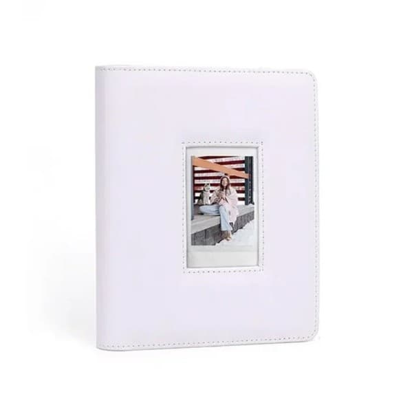 Album na fotky 20 x 16 x 3 cm pro Fujifilm Instax Mini 12 11 9 Pevné fotoalbum na instantní snímky fialová