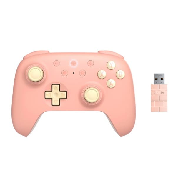 Bezdrátový ovladač 8BitDo Ultimate 2C Barevné s Hall efekt joysticky pro PC, Steam Deck, Android, Raspberry Pi a Windows 10/11 oranžová