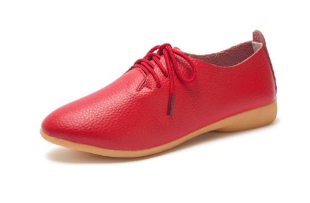 Dámské elegantní polobotky J3263 červená 42