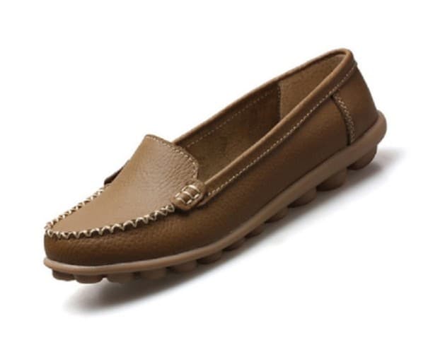 Dámské kožené espadrilky J3116 hnědá 37,5