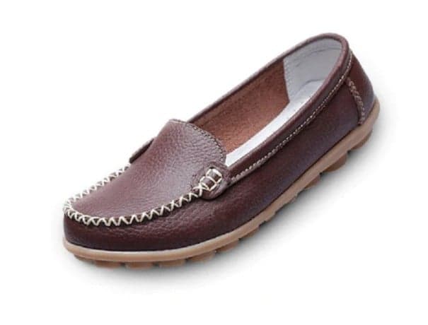 Dámské kožené espadrilky J3116 kávová 41