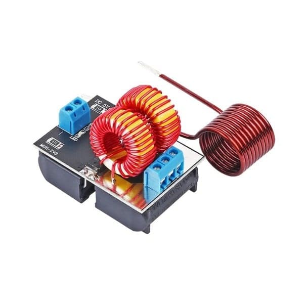 Indukční topný modul 5 x 4 x 2 cm Mini ZVS 5–12 V Nízké napětí 120 W Deska s cívkou Rychlé indukční ohřívání Elektronický ohřev