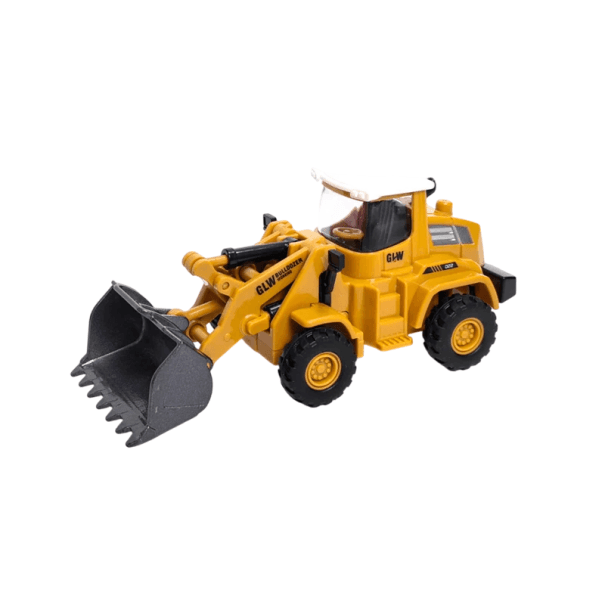 Kovový model buldozeru 1 Detailní stavební miniatura Realistické kovové provedení sběratelský model
