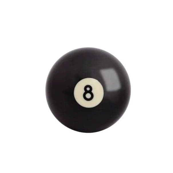 Kulečníková černá koule 52,5 mm standardní černá 8 pro snooker náhradní cvičební koule z odolného PE billiard vybavení trénink