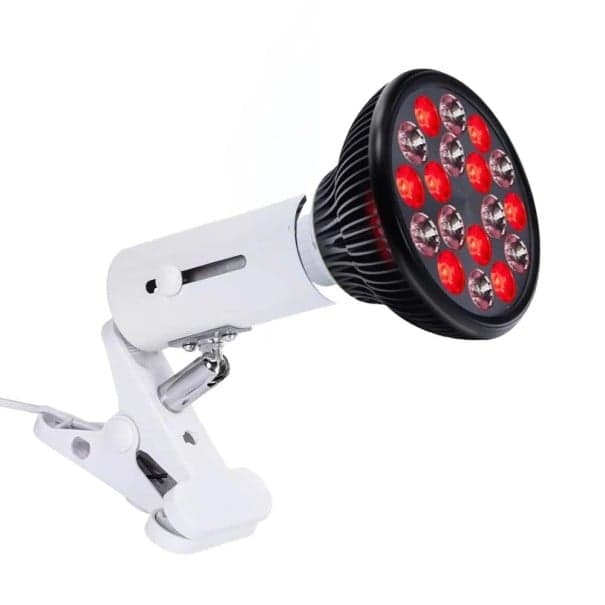 Lampa s červeným světlem Single Chip Infračervená terapie 660nm 850nm 9 LED 9 optických čoček Úleva od bolesti Otočný držák EU zástrčka