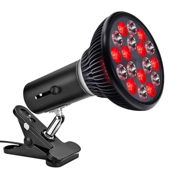 Lampa s červeným světlem Single Chip Infračervená terapie 660nm 850nm 9 LED 9 optických čoček Úleva od bolesti Otočný držák EU zástrčka