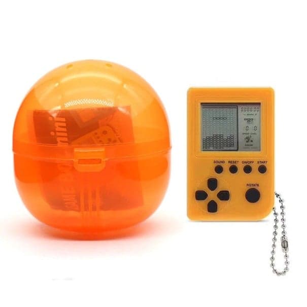 Mini hrací konzole na klíče J918 oranžová