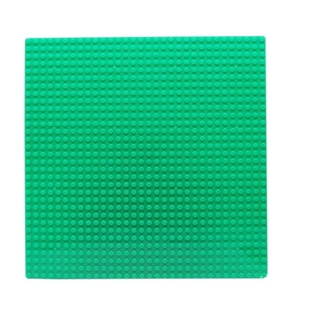 Podložka na stavění stavebnice 25,5 x 25,5 cm zelená