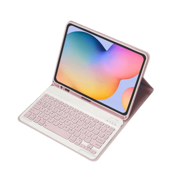 Pouzdro na tablet s klávesnicí Samsung Galaxy Tab S7 11" růžová