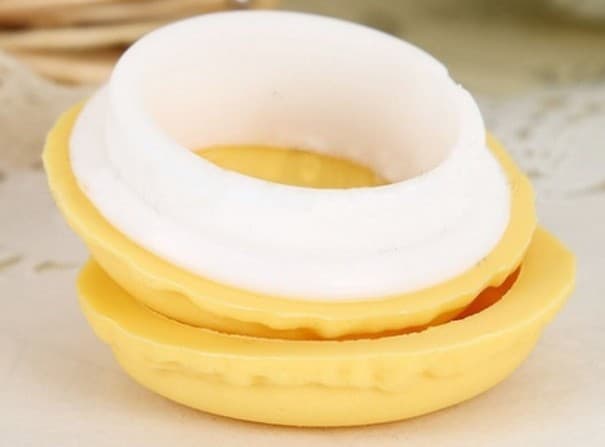 Roztomilé pouzdro na šperky J2962 žlutá