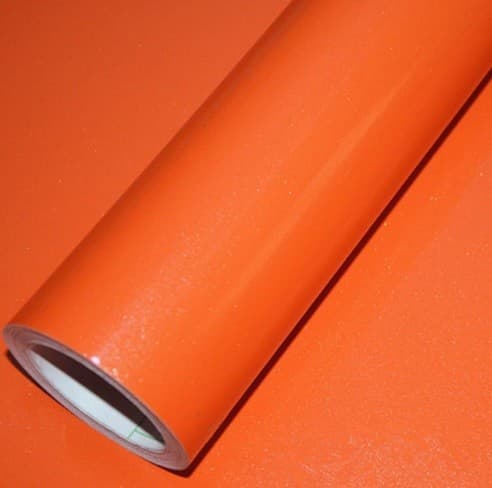 Samolepící dekorativní vinylová folie J3550 oranžová 60 cm x 5 m
