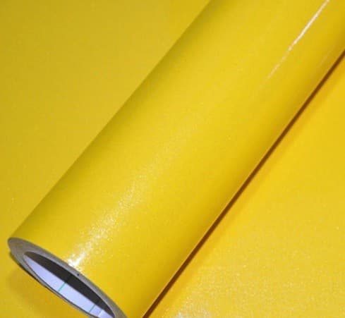 Samolepící dekorativní vinylová folie J3550 žlutá 60 cm x 3 m