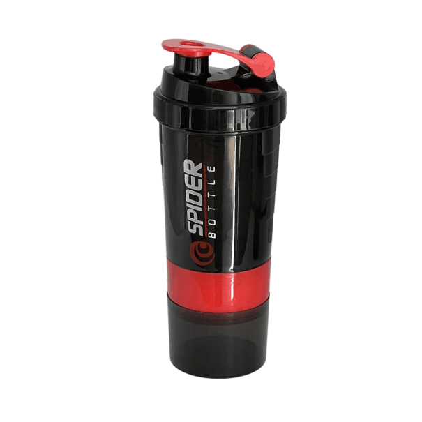 Shaker láhev na proteinový prášek 500 ml Sportovní mixér na koktejly Plastová fitness láhev s míchací kuličkou Odolný shaker na suplementy