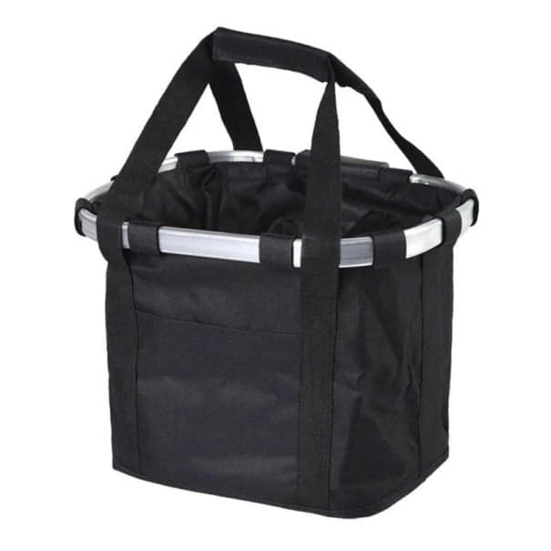 Skládací závěsný košík na kolo 36×25×24 cm Brašna na řídítka Nosnost 5 kg Přední taška na kolo pro nákup a přepravu věcí Lehká