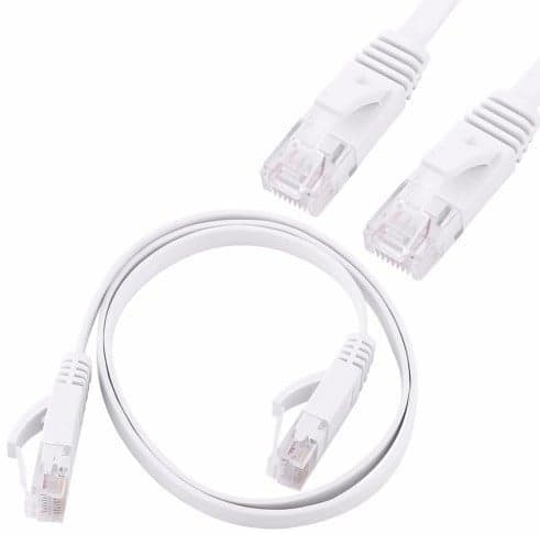 UTP kabel pro připojení k internetu bílá 3m