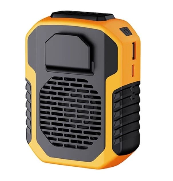 Závěsný větrák na krk nebo pas 6000 mAh Mini tichý přenosný ventilátor Malá powerbanka s větrákem Tři rychlosti větru Indikátor baterie