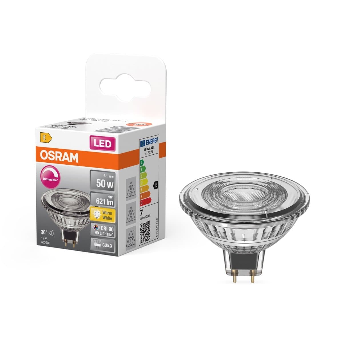 Reflektorová LED bodovkaU5.3 8 W SUPERSTAR, teplá bílá OSRAM