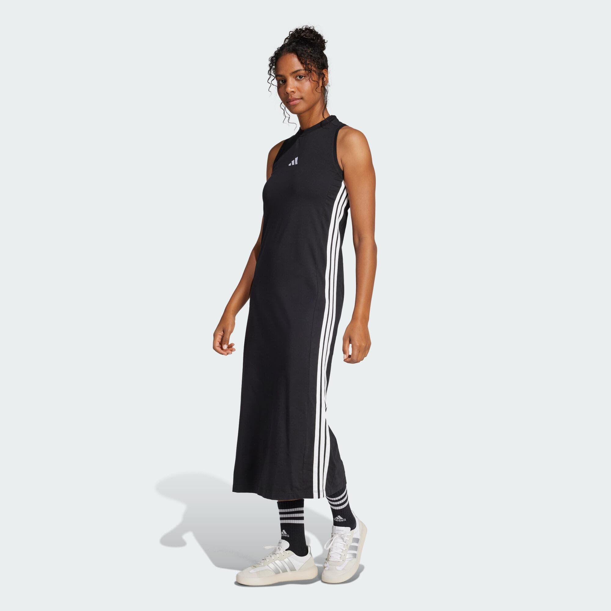ADIDAS Šaty Essentials 3-Stripes Long Racerback