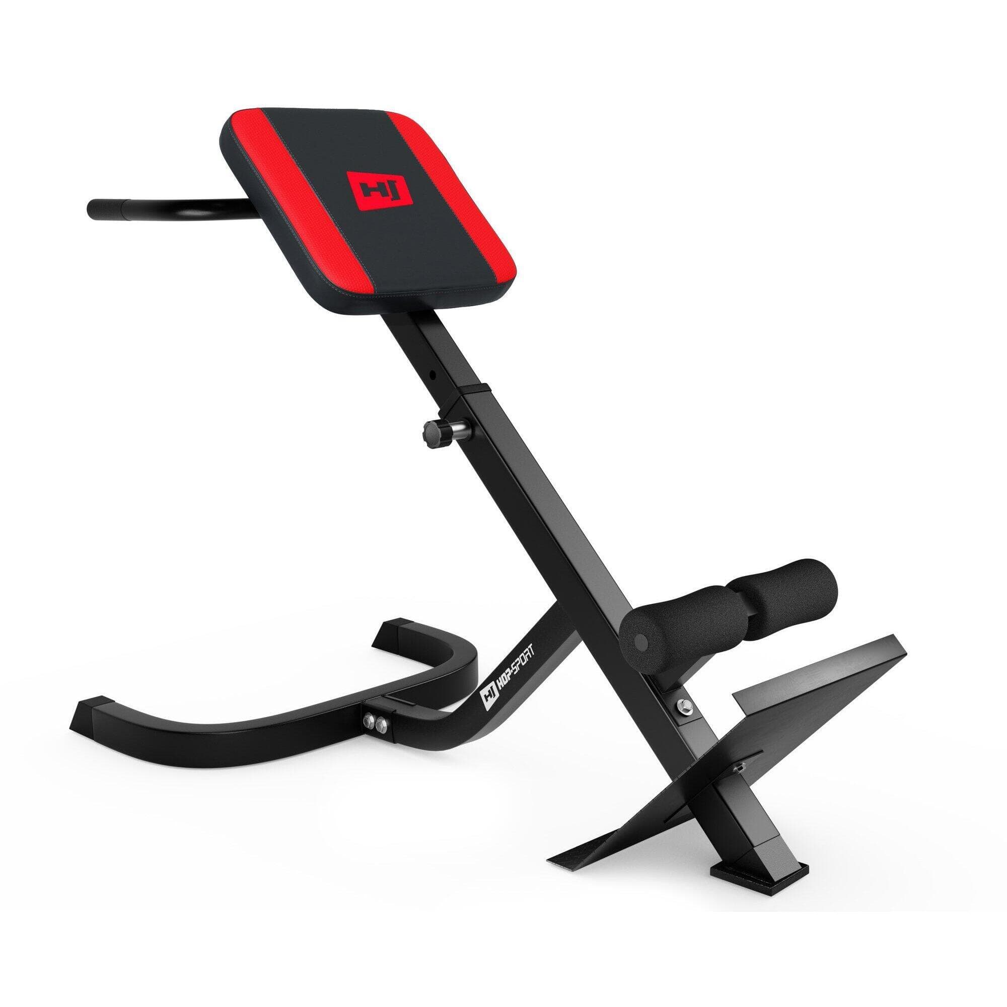 HOP-SPORT Posilovací lavice Hyperextenze Hop-Sport s opěradlem