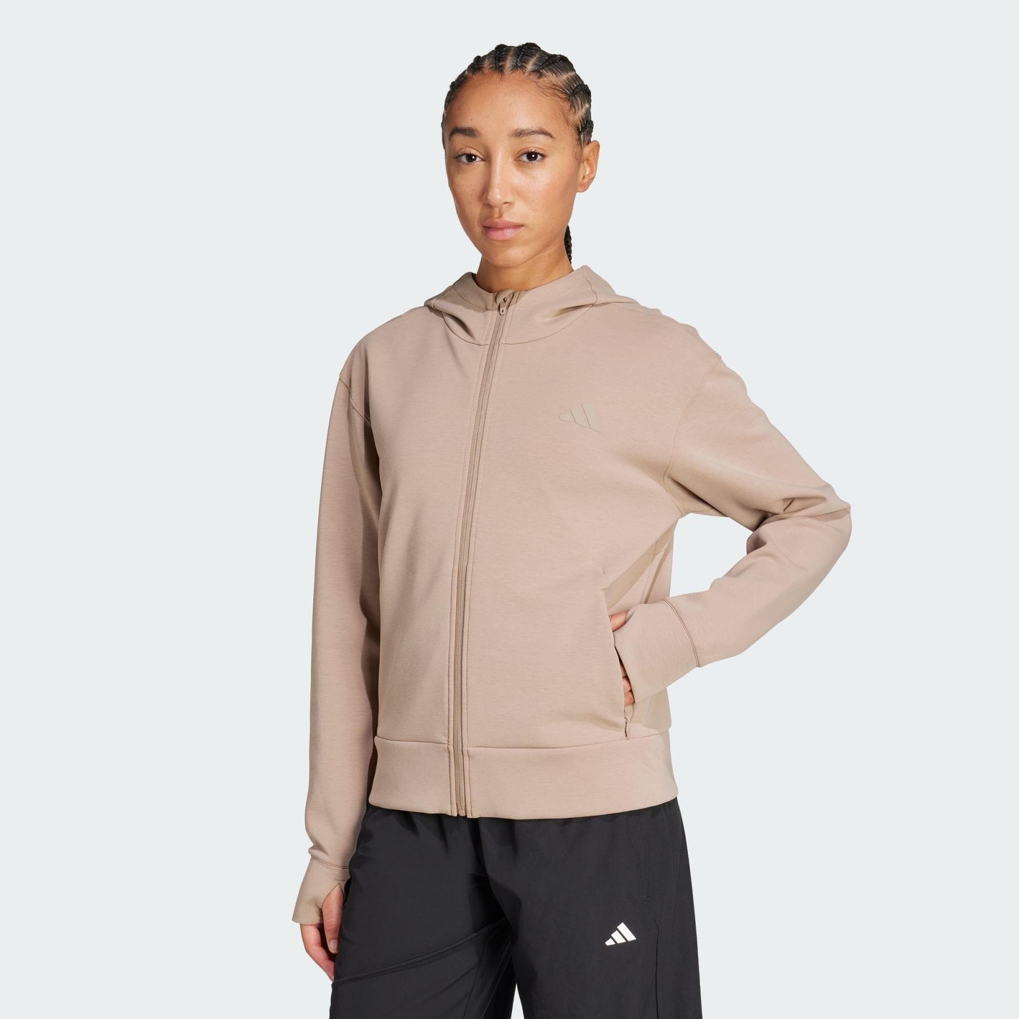 ADIDAS Mikina Designed 4 Training Full-Zip Hooded