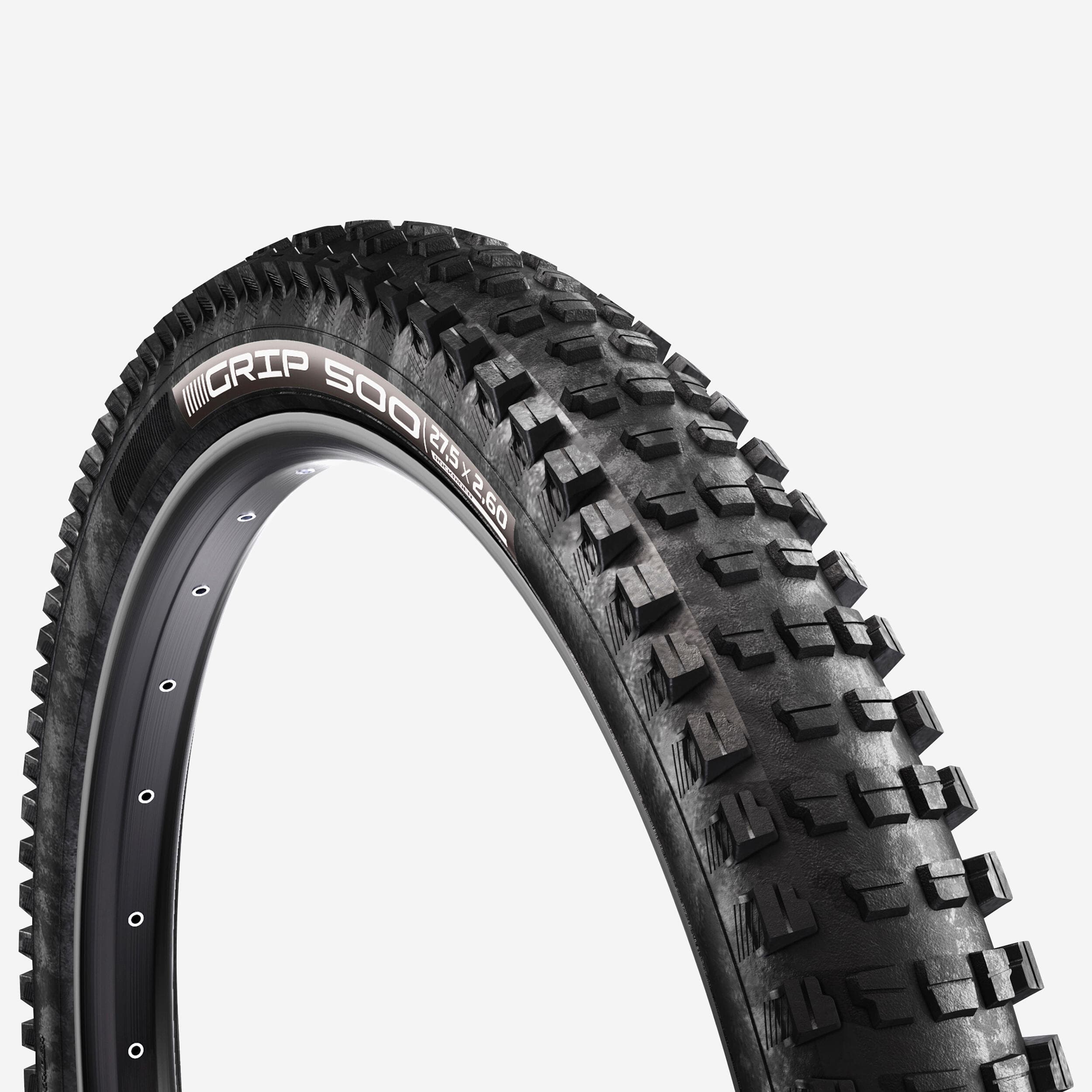 ROCKRIDER Plášť na horské kolo Rockrider GRIP 500 E+ 27,5“ × 2,6