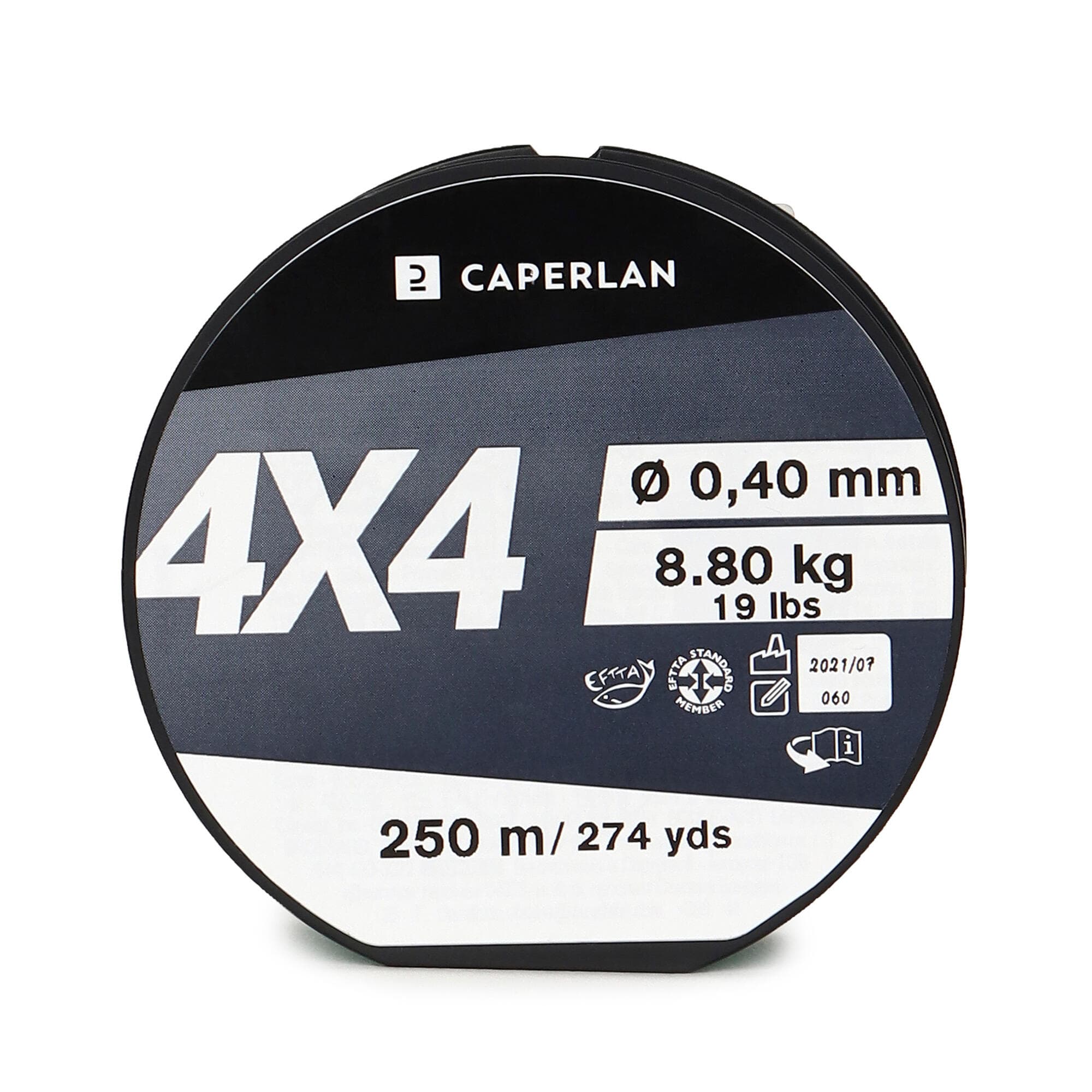 CAPERLAN Rybářský vlasec Line 4×4 250 m