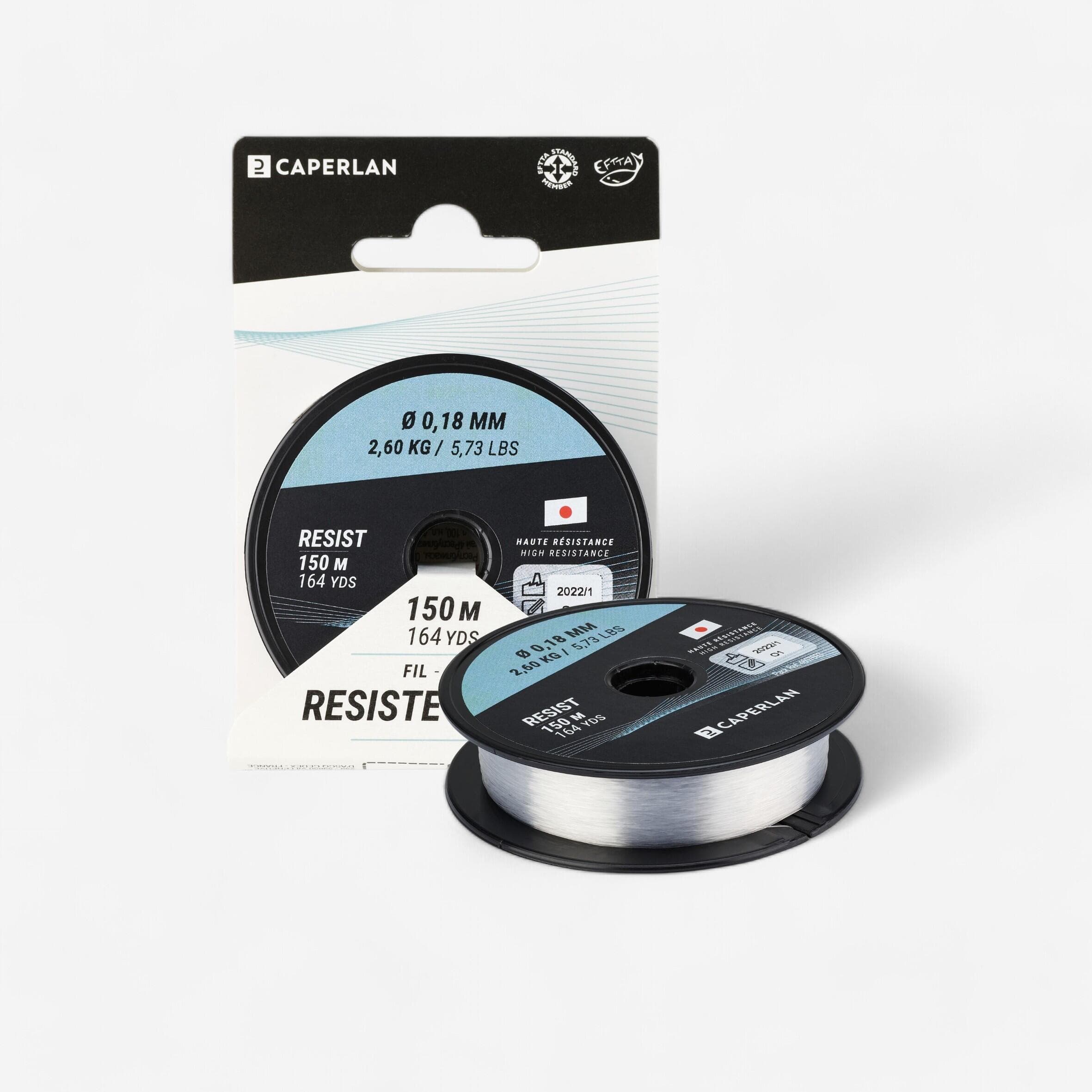 CAPERLAN Vlasec na rybolov Line Resist Cristal 150 m