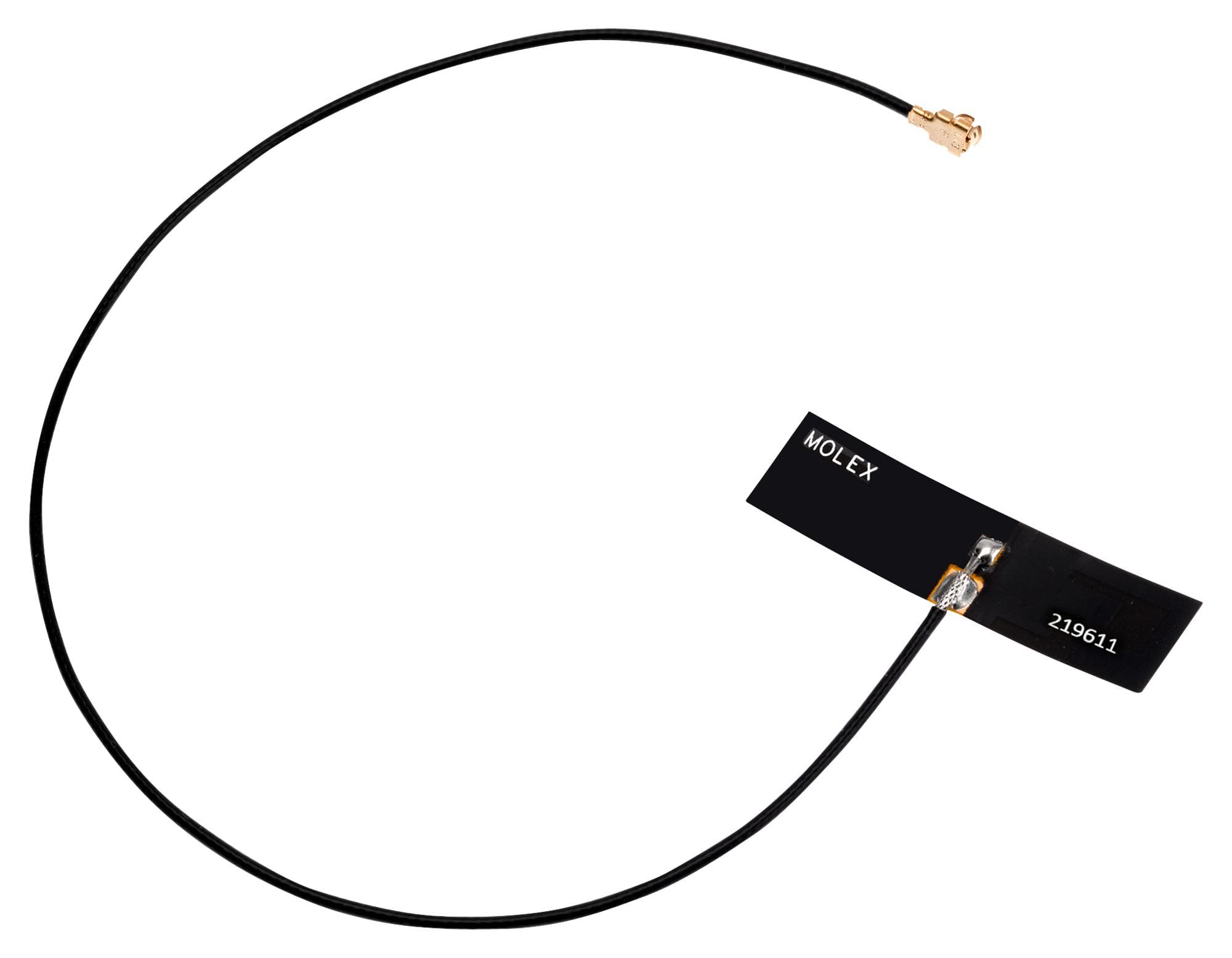 Molex / Partner Stock 219611-0200 Antenna, Adhesive, 2.4Ghz-7.125Ghz, 2W