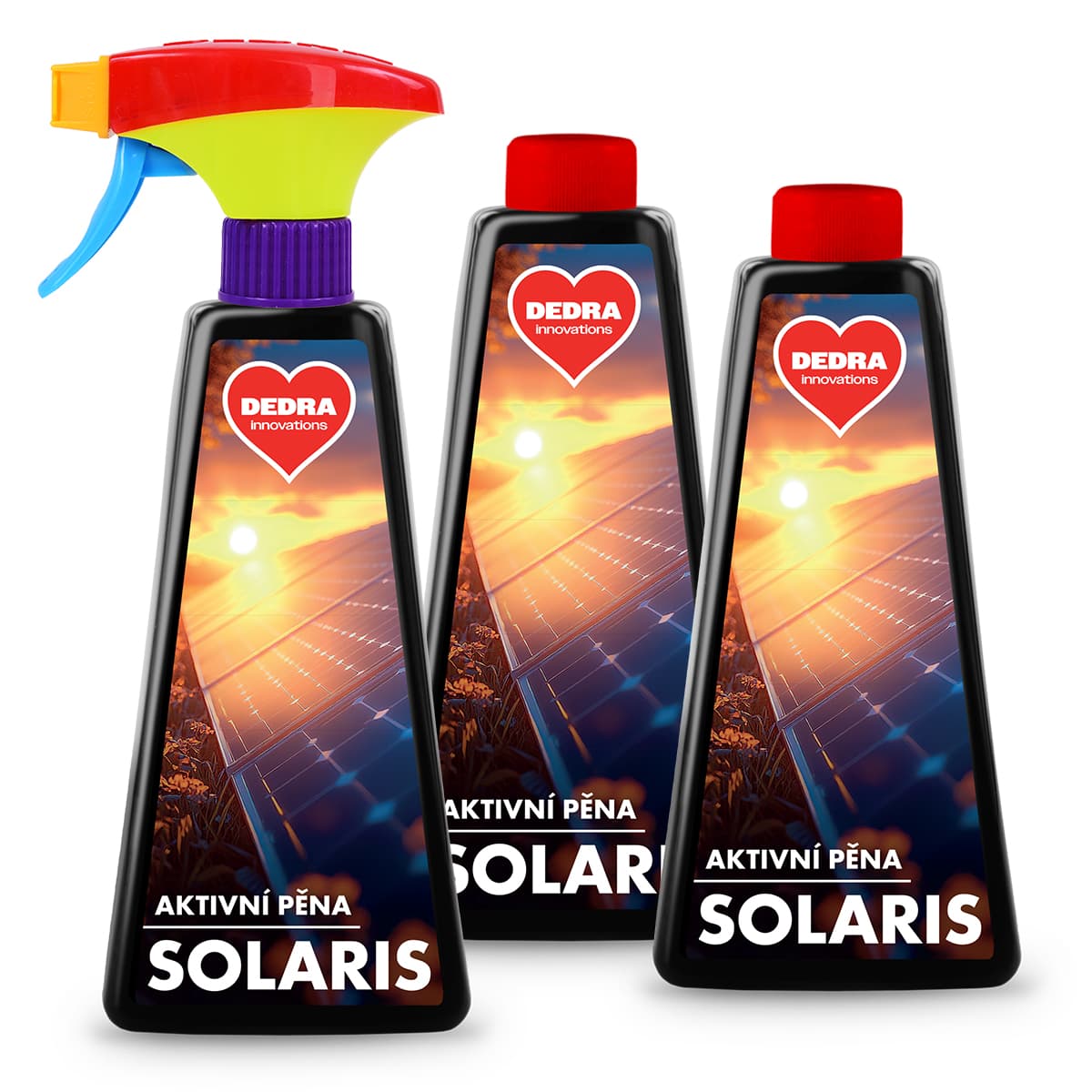 2+1 ZDARMA | SOLARIS® | Intenzivní pěnový čistič solárních panelů a fotovoltaických systémů