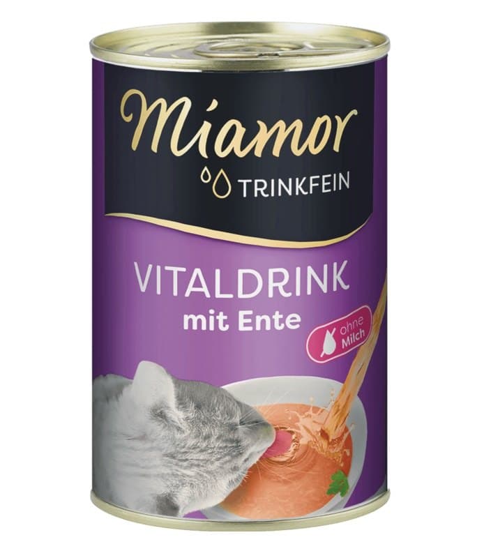 MIAMOR Trinkfein Kachní polévka pro kočky 135 g
