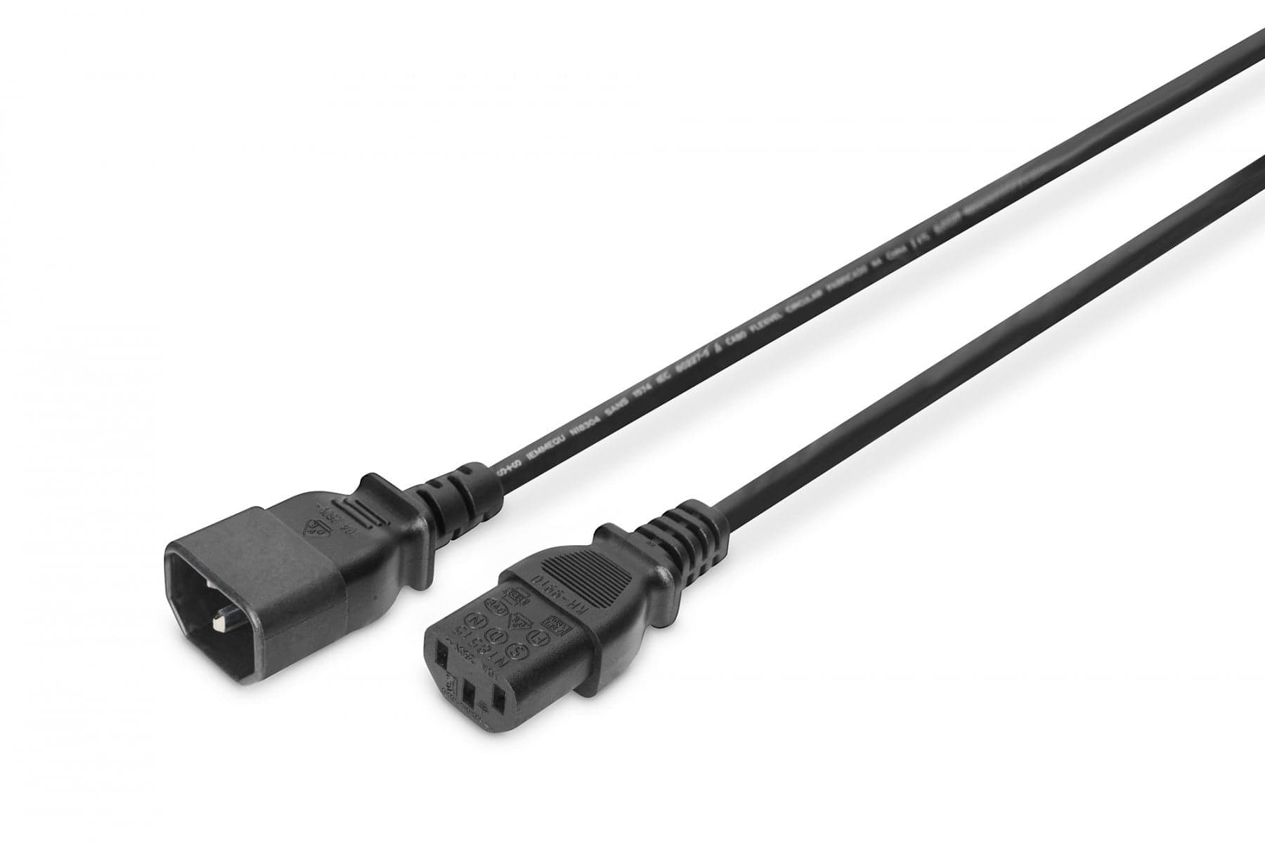 Digitus AK-440201-018-S napájecí kabel Černá 1,8 m AK-440201-018-S