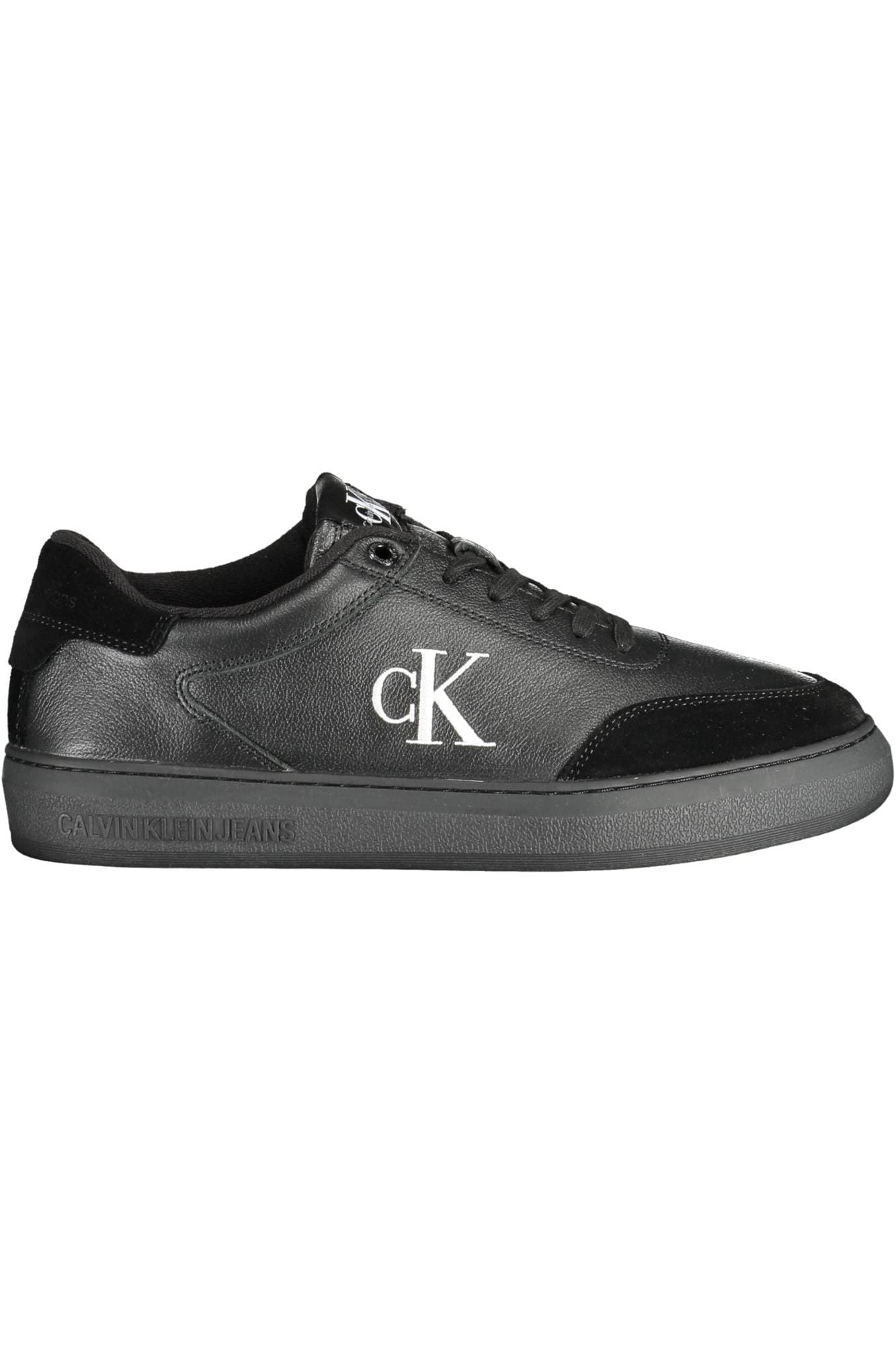 Černé pánské kožené tenisky Calvin Klein Jeans