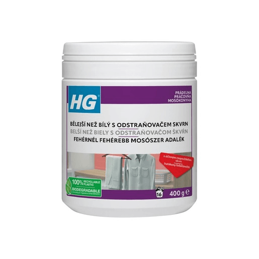 HG bělicí prostředek s odstraňovačem skvrn 400 g HGBB