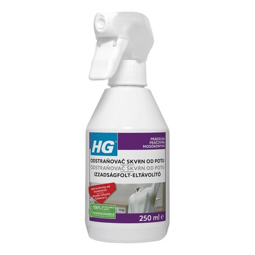 HG odstraňovač skvrn od potu 250 ml HGOSPD