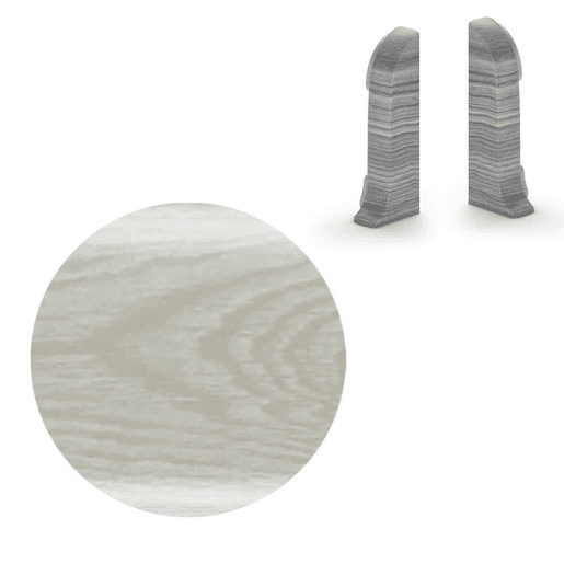 Koncovka k soklu Naturel dub Arctic , PVC délka 0,5 cm, výška hrany 56 mm, NATNGTKG0