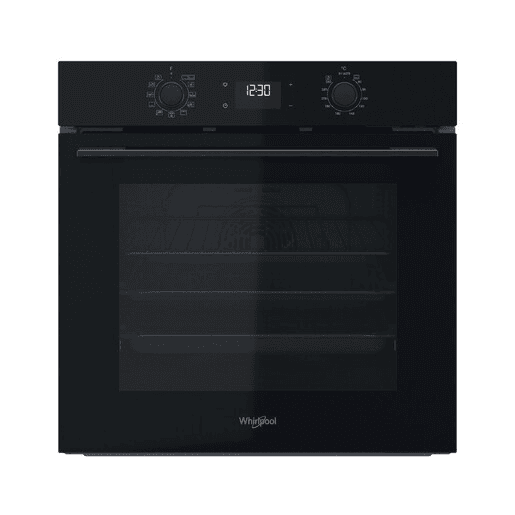 Whirlpool vestavná elektrická trouba černá barva, samočištění OMK58HU1B