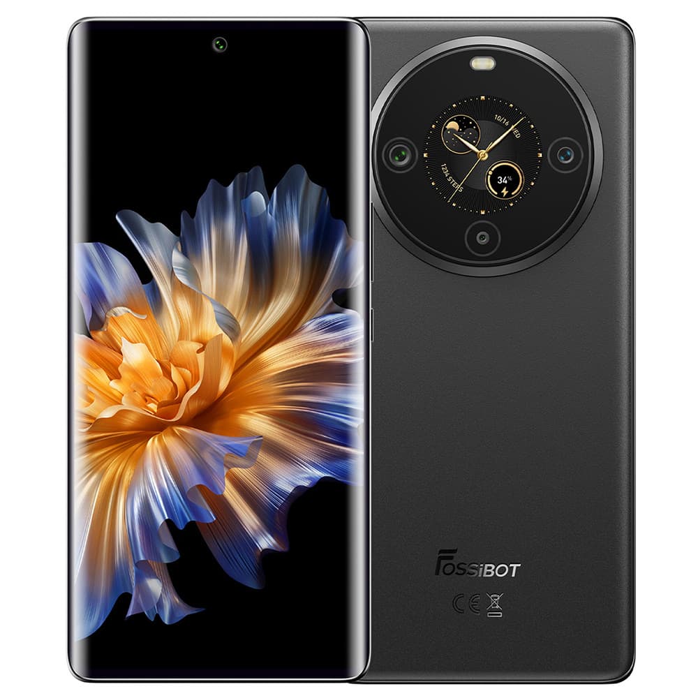 Smartphone FOSSiBOT S3 Pro 4G 6,67" AMOLED zakřivený displej, černý