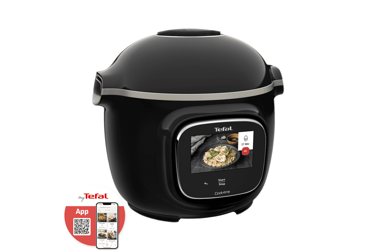 Multifunkční elektrický tlakový hrnec Tefal Cook4Me+ Touch CY912831