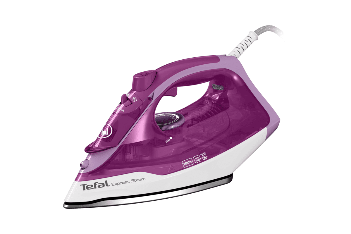Napařovací žehlička Tefal Express Steam FV2836E0 Fialová/Bílá