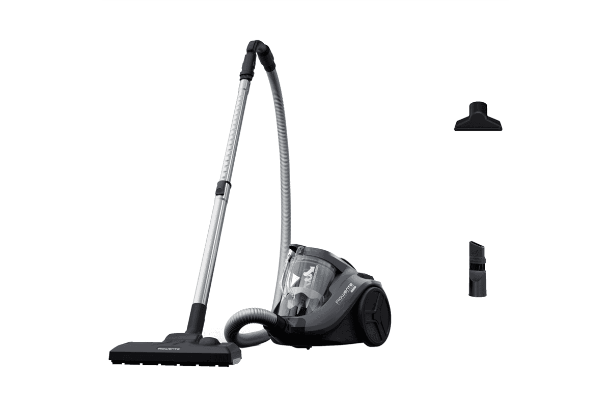 Bezsáčkový vysavač Rowenta Compact Power RO3726EA Tmavě Šedý/Černý