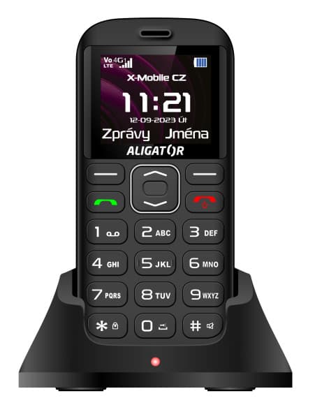 Aligator A720 4G Senior černá