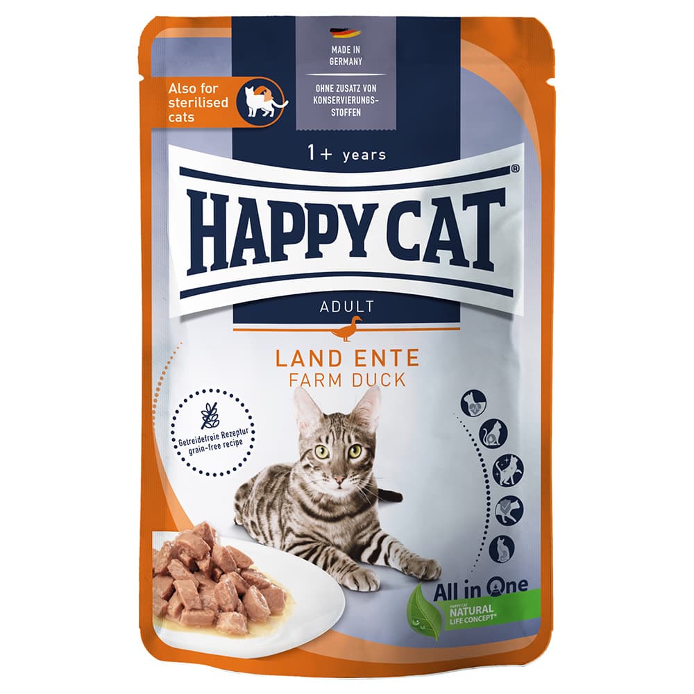 Happy Cat Pouch Meat in Sauce 12 x 85 g - kachn