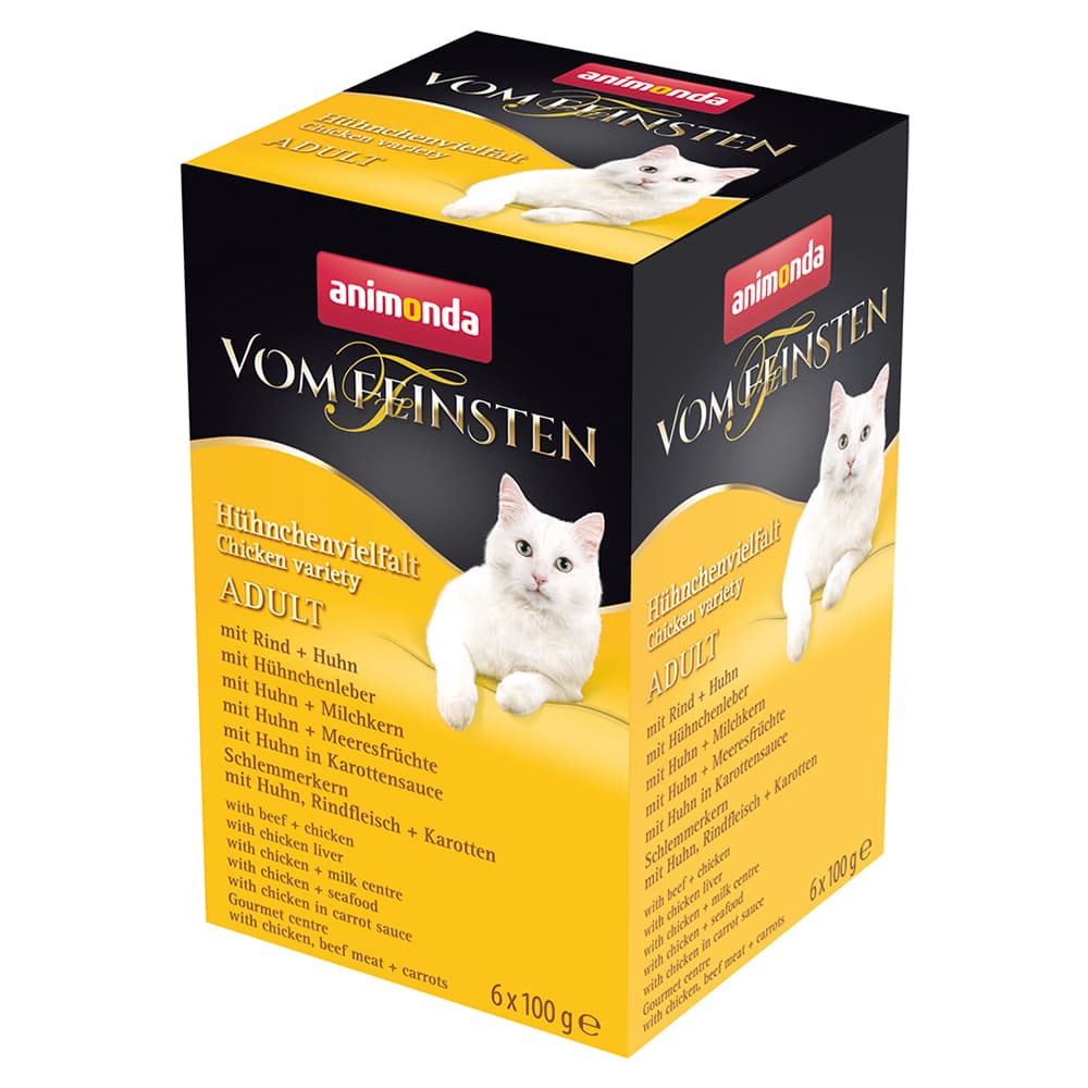 animonda Vom Feinsten Adult mchan balen 6 x 100 g - kuec variace (6 druh)