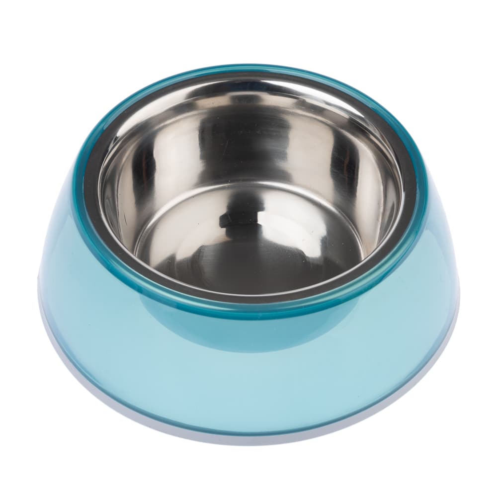 TIAKI protiskluzov miska, transparentn modr - 400 ml, 16 cm