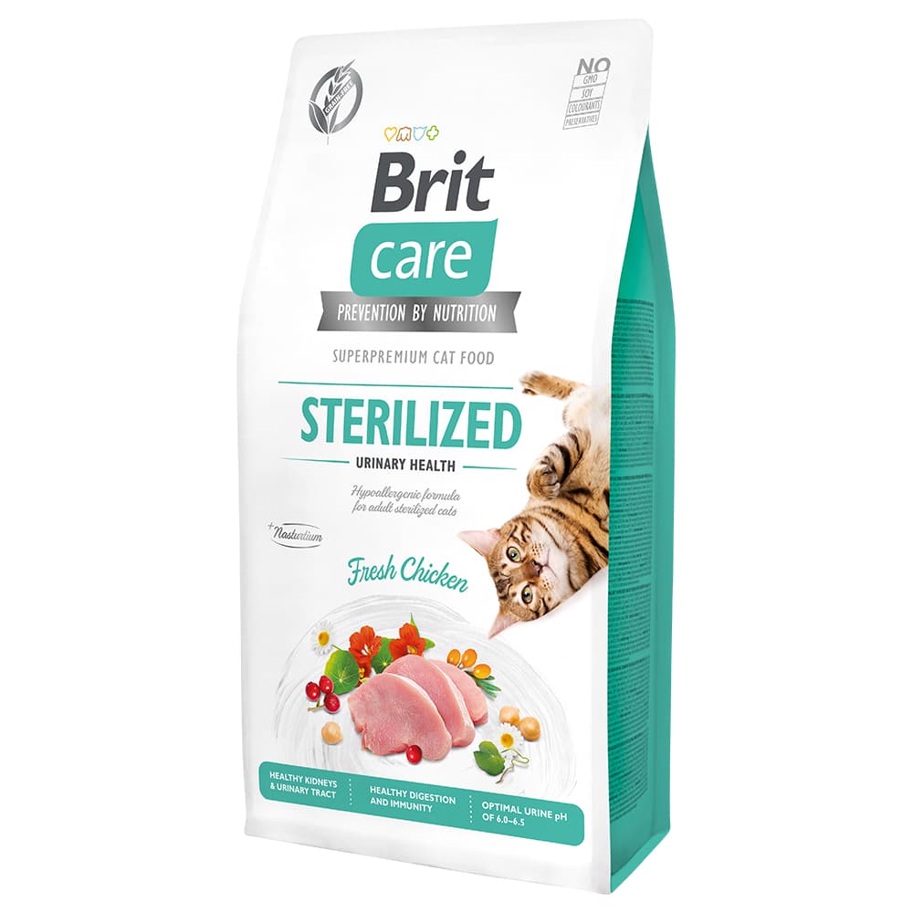 Brit Care Grain-Free Sterilized Urinary Health - vhodn balen 2 x 7 kg