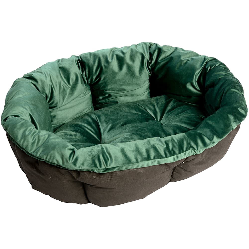 Ferplast zelen sametov potah pro ko Siesta Deluxe (bez koe) - velikost 10: D 96 x 71 x V 32 cm